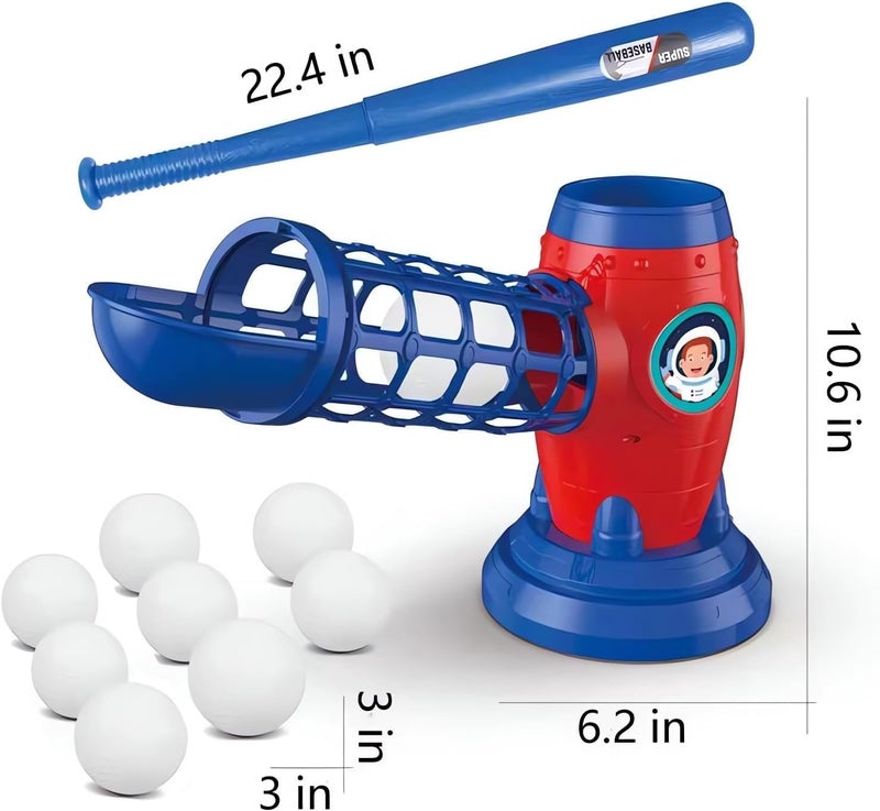 SunwyxTek T Ball Set for Kids Toddlers, Electric Automatic Baseball Pitching Machine Pitcher Machines, Tee Ball Set Baseball Tee for Kids Toddlers 3-5 5-8 3-12 - Image 3